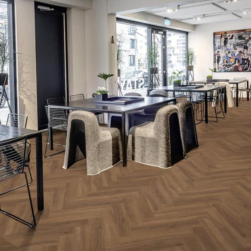 Vinylgolv Kährs LT Click Redwood CHW 120 Fiskben